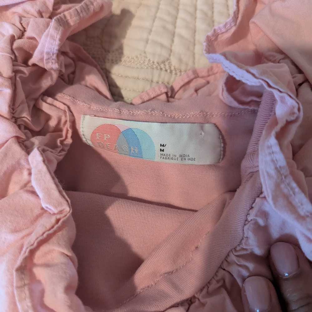 Deidre Blouse Ruffle Top Free-est By Free People - Picture 3 of 6